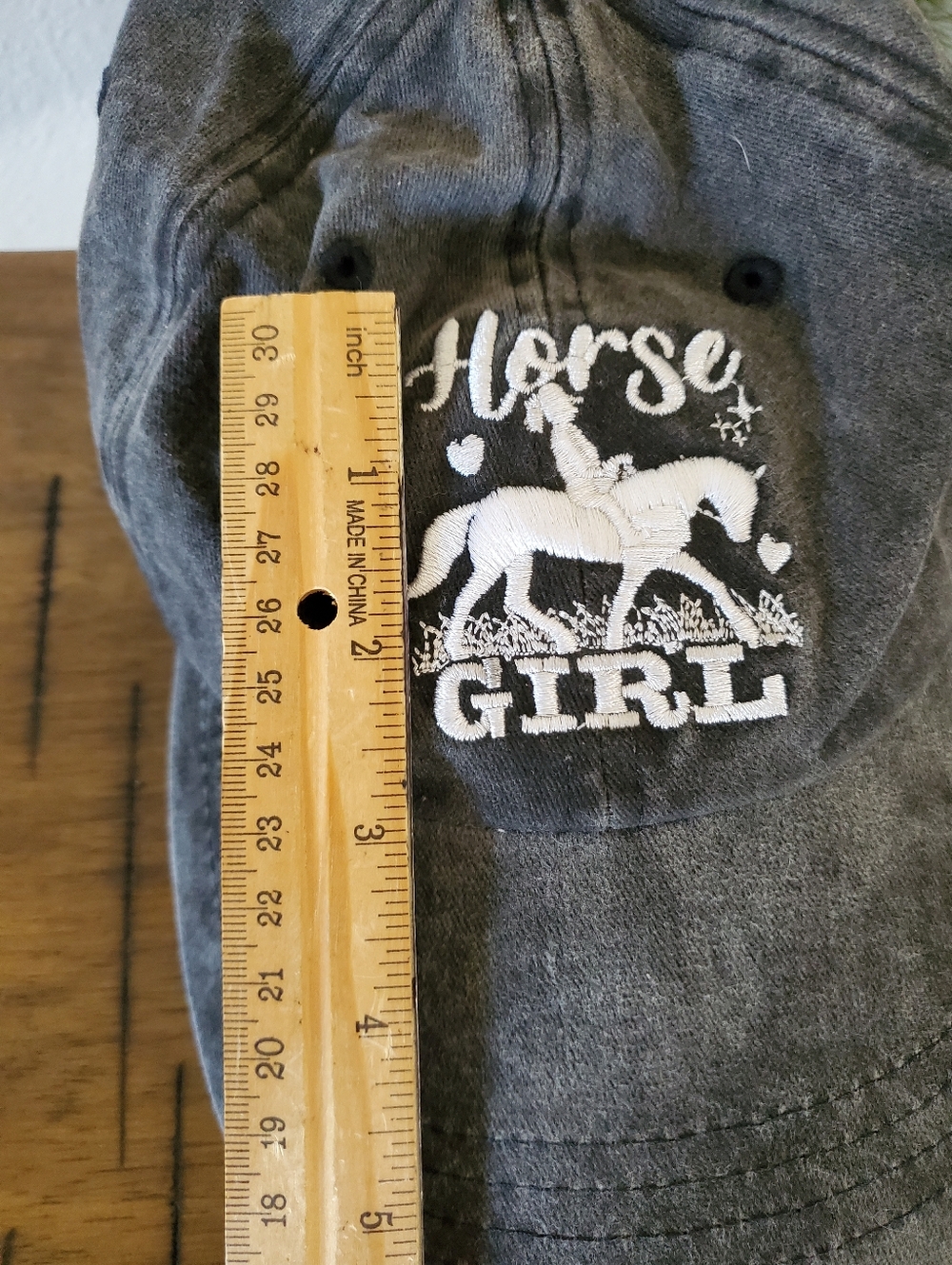 Bundle: 2 Distressed Horse Lover Baseball Caps - Barn Hair & Horse Girl - Picture 12 of 12